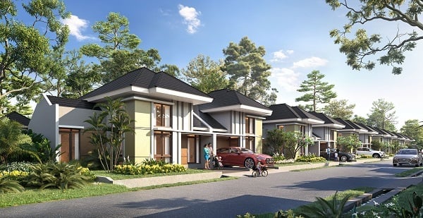 rumah cluster minimalis modern