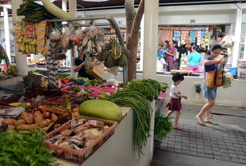 Foto lapak sayur pasar modern citraland