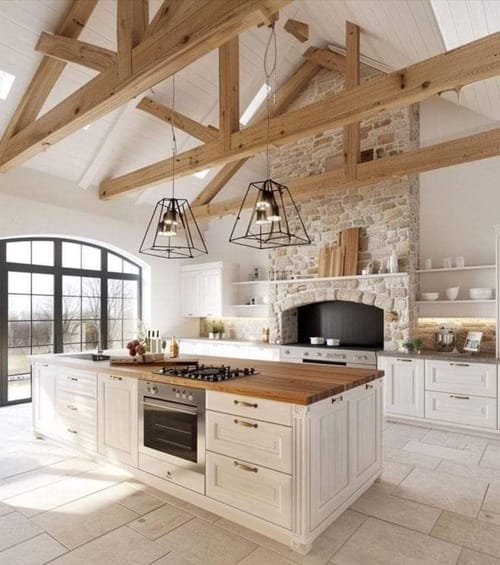 area dapur rumah scandinavian