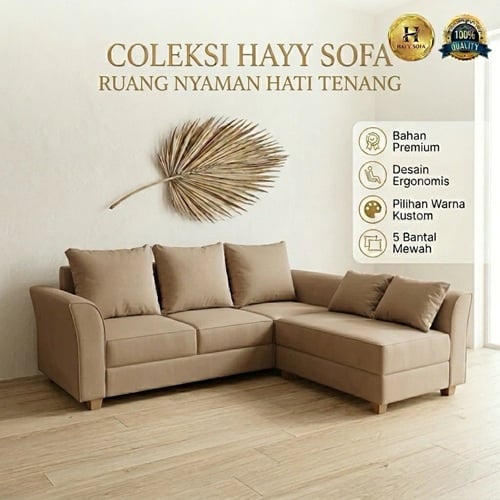 Hayysofa - Sofa L minimalis - scandinavian - retro