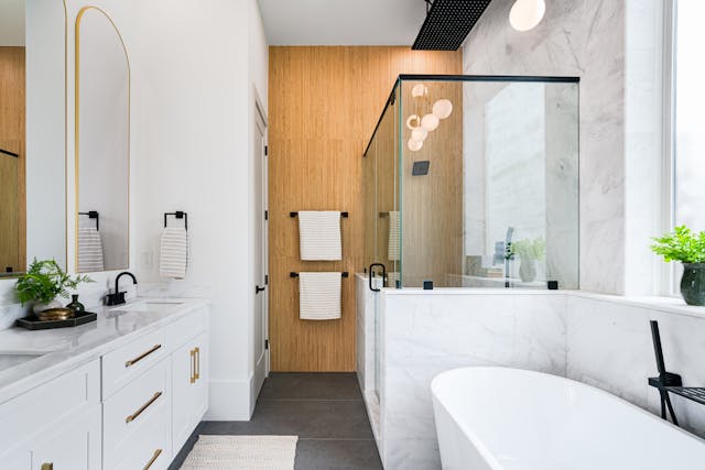 dekorasi kamar mandi cerah