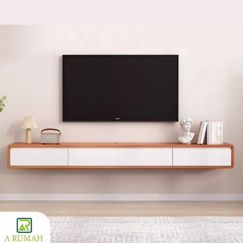 A Rumah Meja TV Gantung minimalis