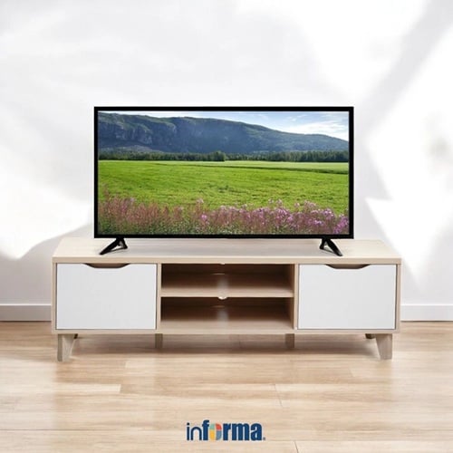 Informa Nordic Rak Tv - Putih-Oak